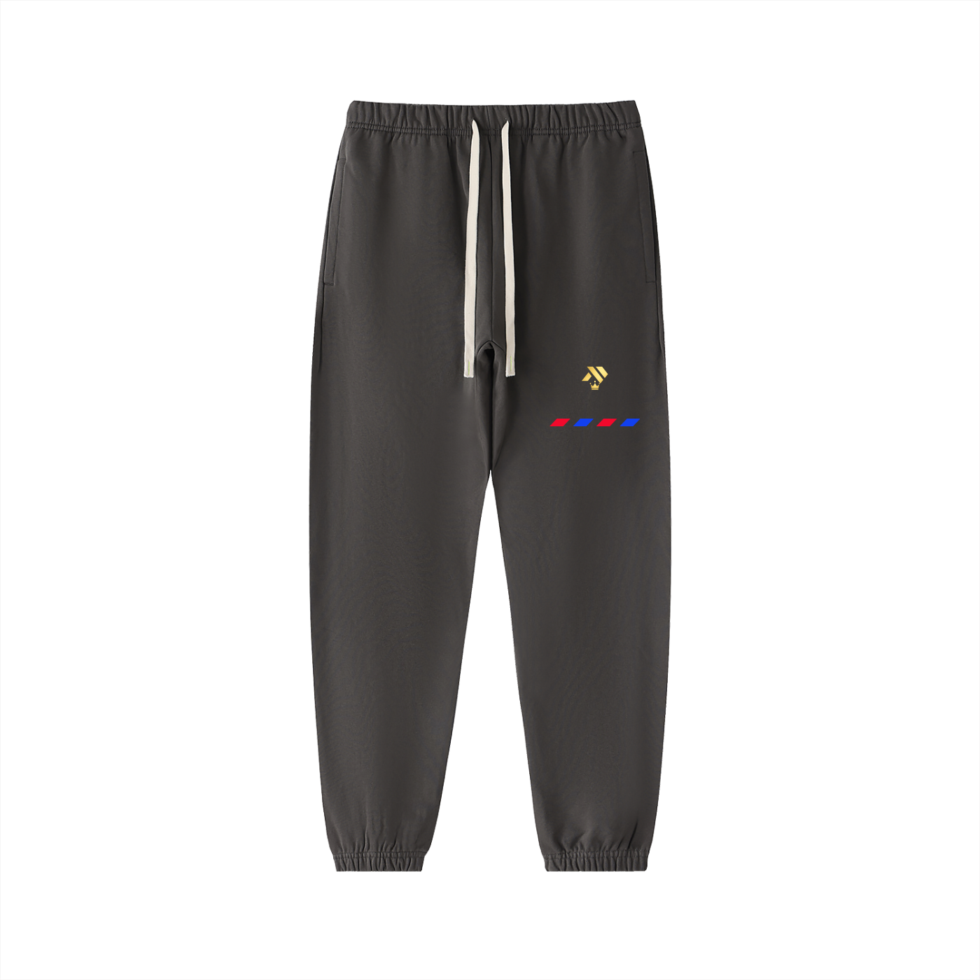kanute royal sweatpants,luxury streetwear pants,designer joggers black,premium streetwear bottoms,royal mindset clothing,luxury fleece joggers,minimal luxury pants,urban designer sweatpants,high end joggers unisex,street luxury clothing