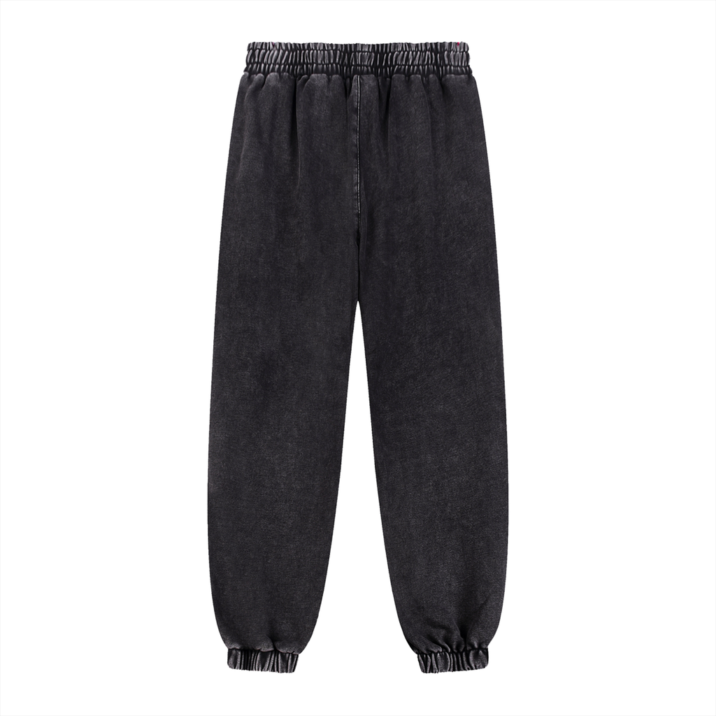 kanute royal,luxury joggers,washed black joggers,premium streetwear,minimal logo joggers,high end sweatpants,mens luxury joggers,unisex designer joggers,paris streetwear style,fear of god style pants