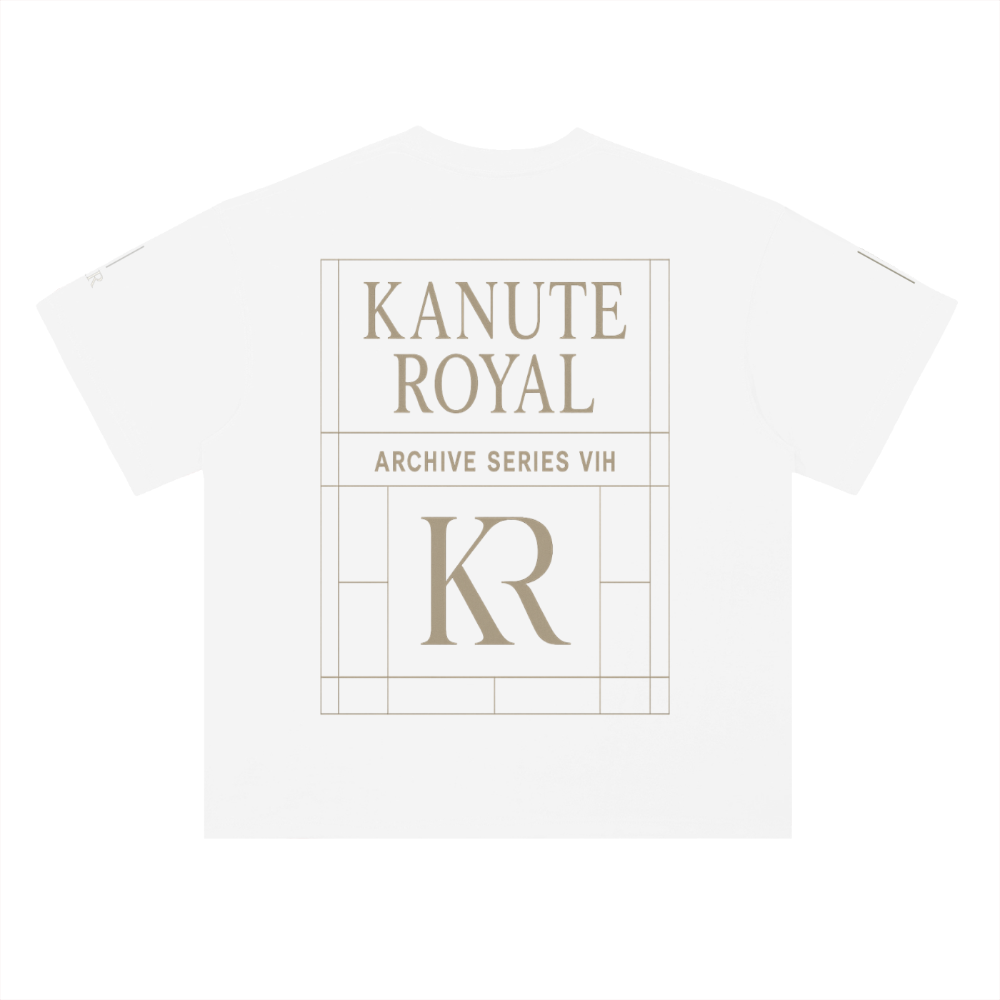 KANUTE ROYAL Archive Series VII Luxury T-Shirt | Black & White Premium Designer Tee