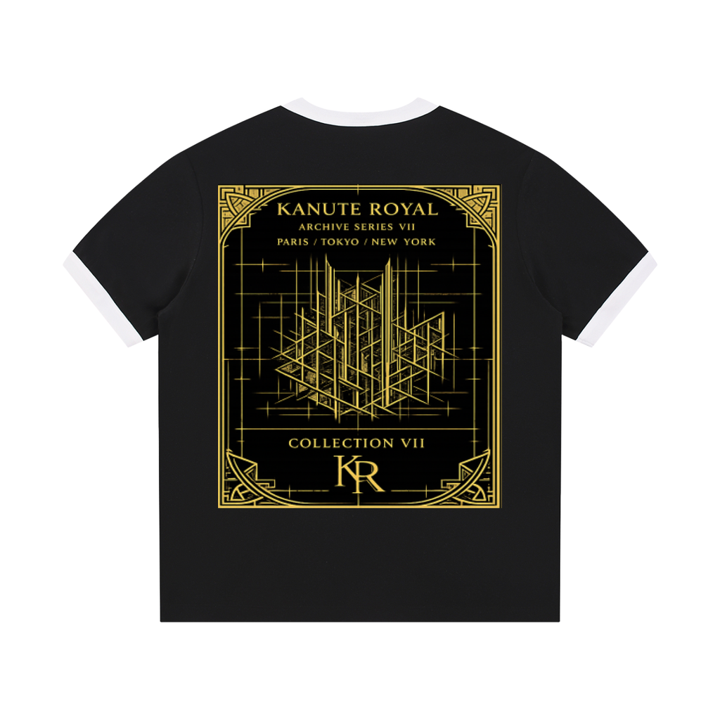 ARCHIVESERIES,LUXURYFASHION,PREMIUMTSHIRT,DESIGNERTEE,BLACKTSHIRT,GOLDDETAIL,HIGHFASHION,PARISSTYLE,TOKYOSTYLE,NEWYORKSTYLE,ARCHITECTURAL,COLLECTORSEDITION,CONTEMPORARYLUXURY,QUIETLUXURY,MENSFASHION,WOMENSFASHION,STATEMENTPIECE
