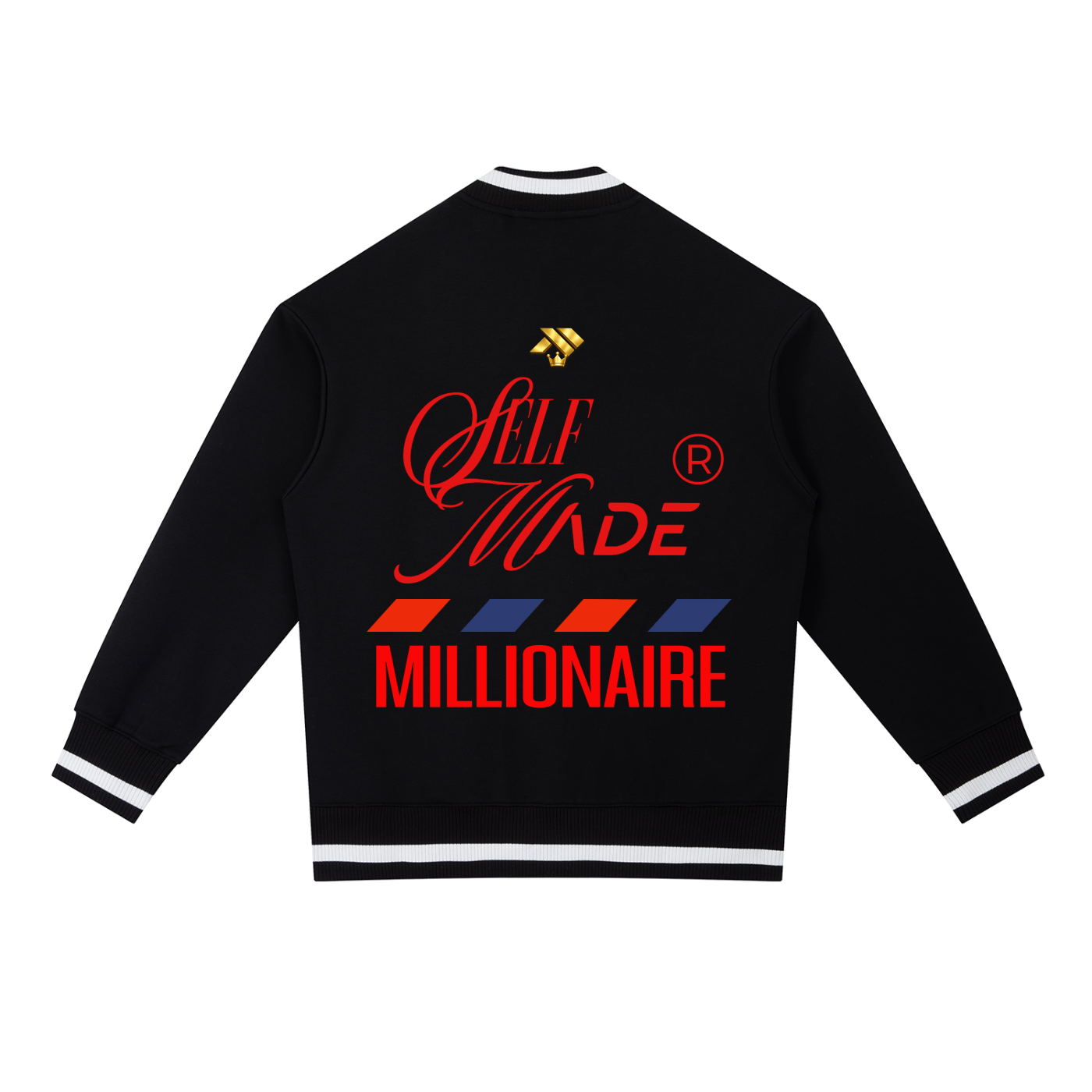 luxury streetwear,self made millionaire,designer jacket,zip bomber,premium fashion,entrepreneur wear,legacy brand,unisex fashion,kanute royal,street luxury